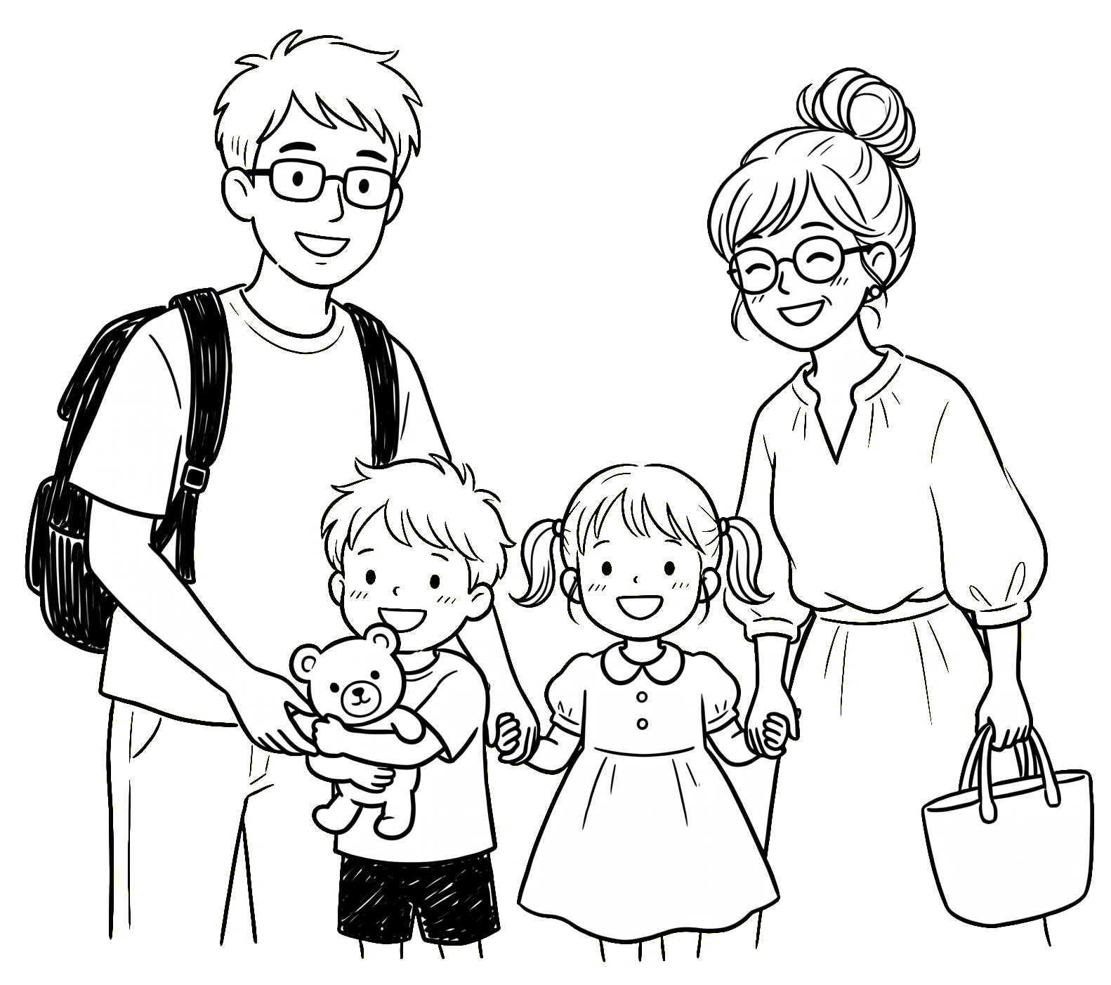 家族のイラスト