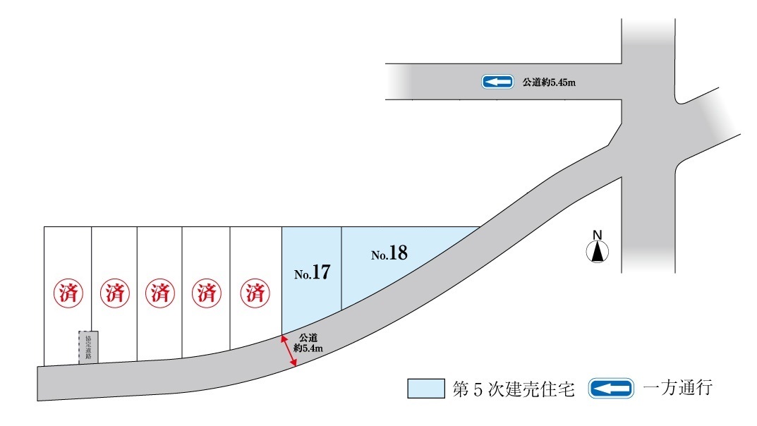 サーラタウン弥生町 全体区画図