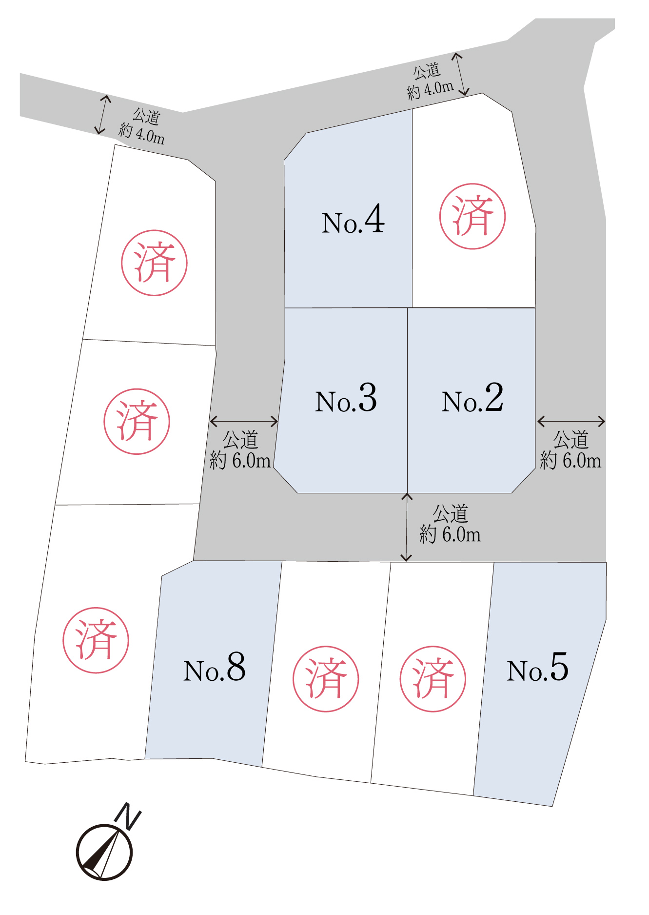 全体区画図（全11区画）